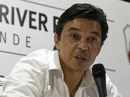 Marcelo Gallardo, en conferencia de prensa Marcelo Gallardo, en conferencia de prensa