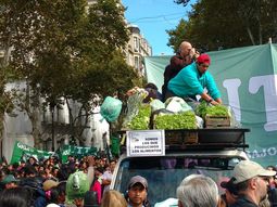 Verdurazo en Plaza de Mayo Verdurazo en Plaza de Mayo