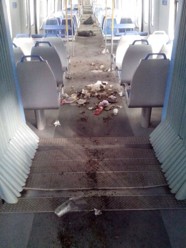Prestan declaración los testigos del vandalismo en el tren Sarmiento del 28 de agosto