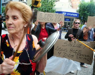 Hubo protestas por falta de luz en la Ciudad y el Conurbano