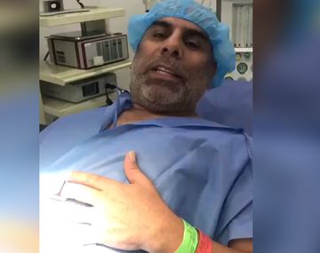 El insólito video que grabó Chicho Serna desde el quirófano: se hizo la vasectomía
