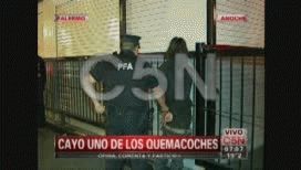 asi detuvo la policia a un quemacoches en palermo asi detuvo la policia a un quemacoches en palermo