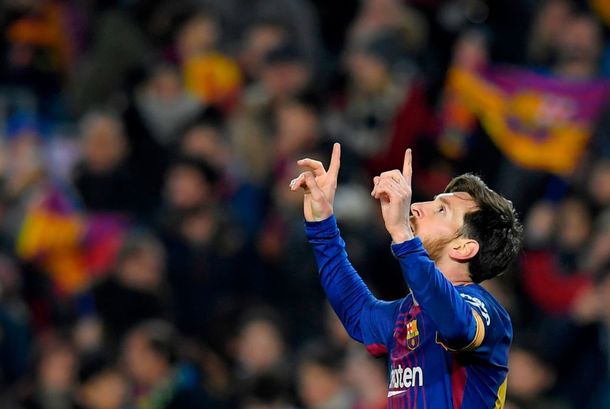 El mejor homenaje a su abuelo: Messi marcó dos en la goleada de Barcelona a Girona