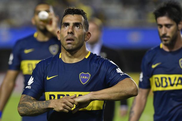 Carlos Tevez y Pablo Pérez en Boca