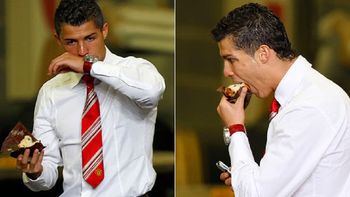 ¿le alcanza para ser mejor que messi? asi es un almuerzo de cristiano ronaldo ¿le alcanza para ser mejor que messi? asi es un almuerzo de cristiano ronaldo