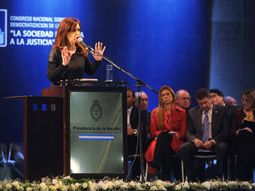 CFK: No propondré ningún cambio en la Constitución