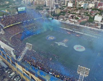 La Bombonera en el Boca vs River de la Libertadoes - Créditos:&nbsp;@BocaJrsOficial