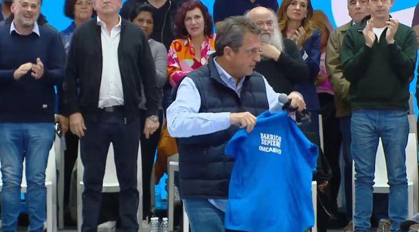 Sergio Massa reafirmó sus ganas y deseo de seguir el trabajo de incorporar los sectores populares a la economía formal