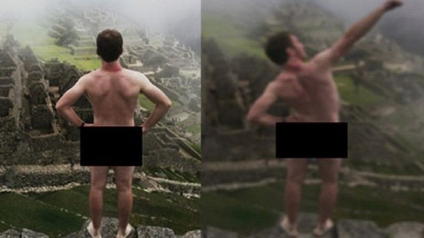 Los arrestaron por haber posado desnudos en Machu Picchu