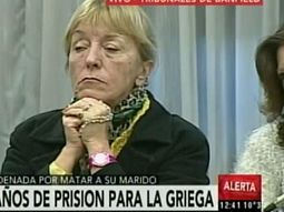 la griega fue condenada a 16 anos de prision por matar a su marido la griega fue condenada a 16 anos de prision por matar a su marido