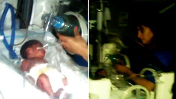 milagro: operaron con la luz de un celular milagro: operaron con la luz de un celular