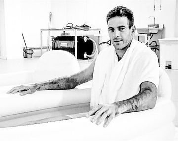 Así se recupera Del Potro después de cada partido para competir en Río