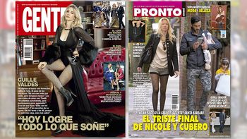 Guillermina Valdes, Nicole y Cubero, los protagonistas de las tapas Guillermina Valdes, Nicole y Cubero, los protagonistas de las tapas