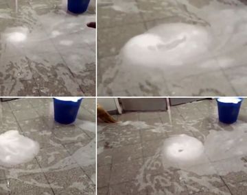 Una extraña espuma se formó en un hospital de Tucumán 