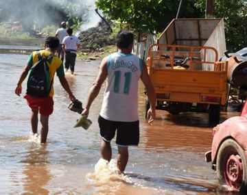Formosa: hay mil evacuados por la crecida de ríos
