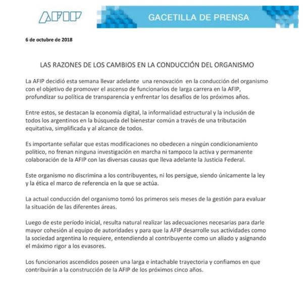 Otra grieta en el Gobierno: la AFIP salió a responderle a Carrió