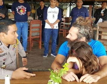 Así encontraron a Alum en Indonesia