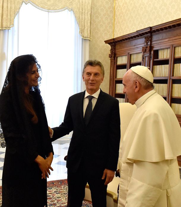 El curioso reclamo del Papa a Juliana Awada: ¿Por qué no trajiste a Antonia?