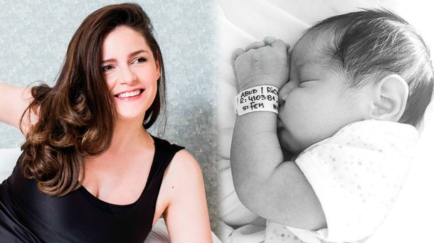 Romina Ricci fue mamá por tercera vez