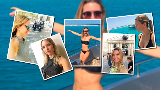 Las vacaciones de Sofía Zámolo en Barcelona