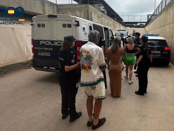 Dos argentinas fueron arrestadas en Ibiza