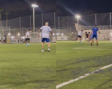 Sigue intacto: el golazo del Kun Agüero en un picado que es viral