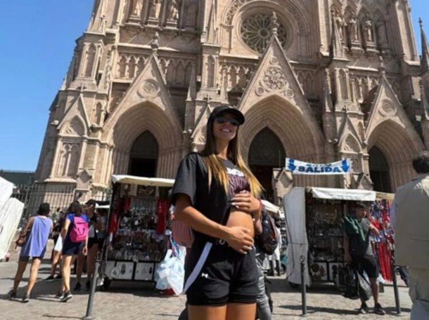 Tras anunciar su embarazo, Sol Pérez hizo la peregrinación a Luján: “Gracias, Virgencita”