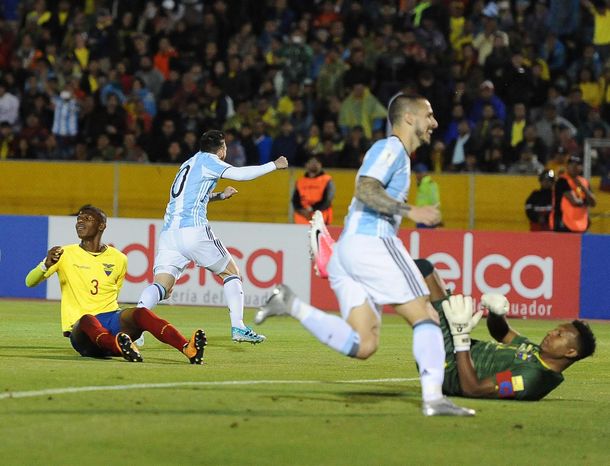 Ecuador 1 - Argentina 3: los tres goles de Messi y estadísticas del partido por las Eliminatorias