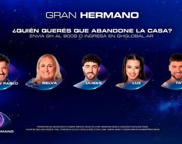 Quién será eliminado de Gran Hermano este lunes según las encuestas de Fefe Bongiorno