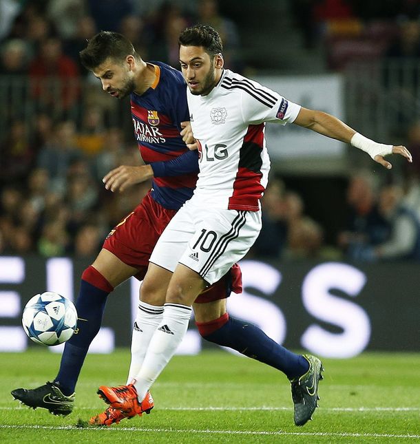 En su primer desafío sin Messi, el Barça no jugó bien pero venció al Leverkusen