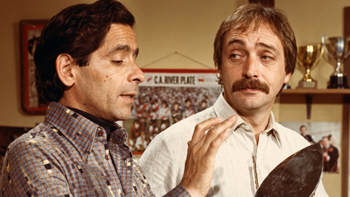 Luis Brandoni con Patricio Contreras en Buscavidas Luis Brandoni con Patricio Contreras en Buscavidas