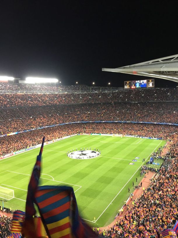 Barcelona por la hazaña en el Camp Nou