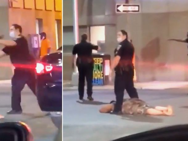 La polic&iacute;a golpe&oacute; a una mujer en Estados Unidos