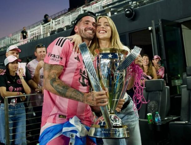 El tierno festejo de Tini Stoessel y Rodrigo De Paul tras el título del Inter Miami en la MLS Cup