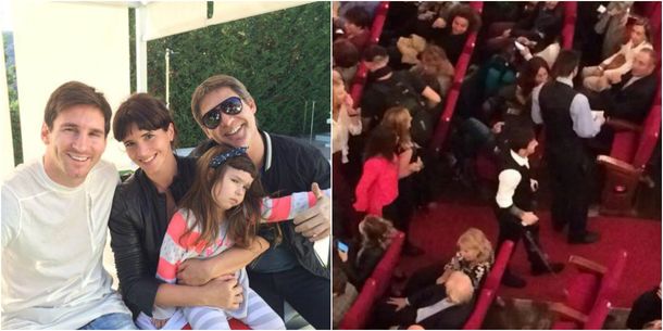 Lionel Messi disfrutó del teatro y asado argentino con Adrián Suar