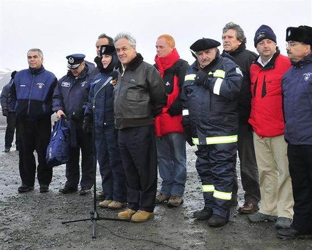 Mujica y Piñera en la Antartida