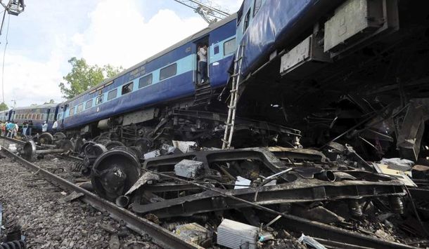 Accidente de tren en Lucknow
