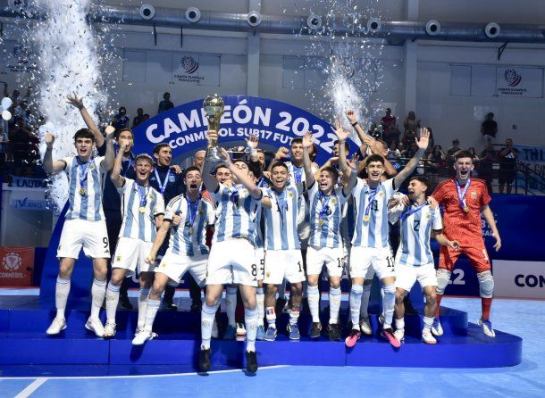 La Selección Argentina Sub-17 de futsal se consagró campeona ante Brasil