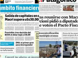 Tapas de diarios del jueves 11 de enero de 2018