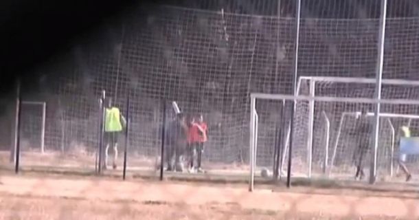Jugadores de Racing se entrenaron en Rosario