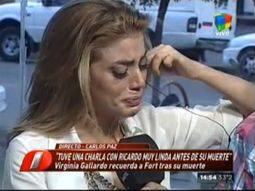 Gallardo no pudo contener las lágrimas al recordar a Fort