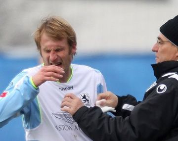 Un árbitro le rompió la nariz a un jugador en Alemania