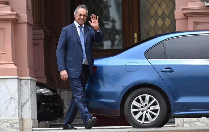 Javier Milei recibió a Daniel Scioli en Casa Rosada