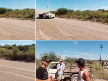 Así se coló un hombre al rally con un rastrojero