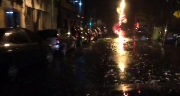 Las lluvias en el centro del país, en imágenes