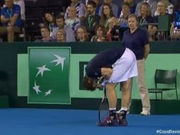 video: murray sintio el cansancio y pidio atencion medica en el partido ante pella video: murray sintio el cansancio y pidio atencion medica en el partido ante pella