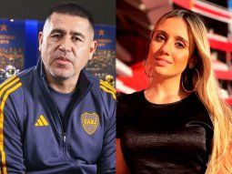 Un mensaje de Riquelme a Morena Beltrán, ¿el detrás del presente de Blondel en Boca?