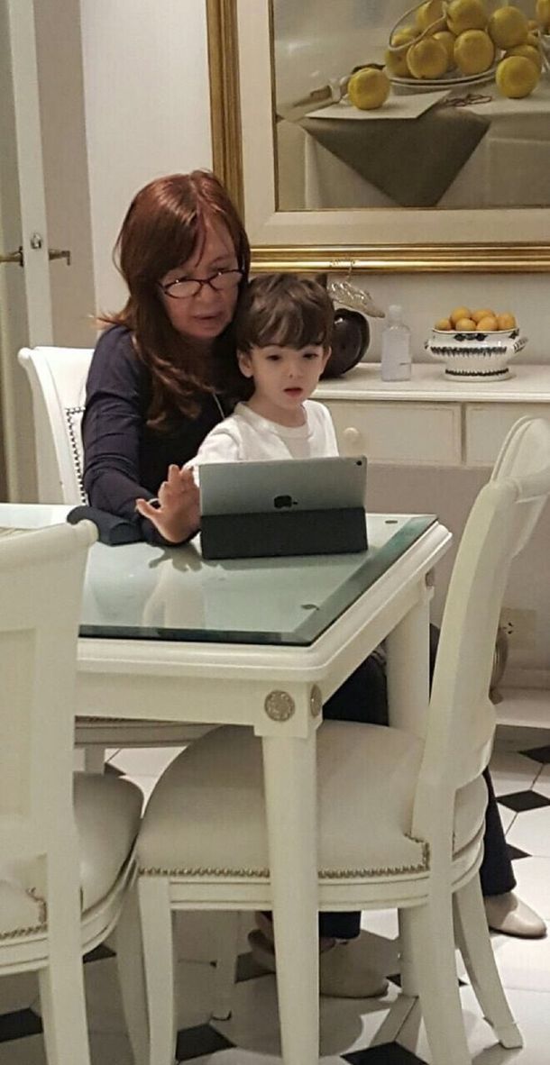 El chiste de Cristina con su nieto Néstor Iván sobre las PASO