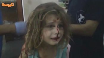 El llanto de la niña siria que conmocionó al mundo El llanto de la niña siria que conmocionó al mundo