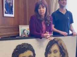 Cristina recibió un regalo especial: Eterno, Diego, lo más grande que tuvimos